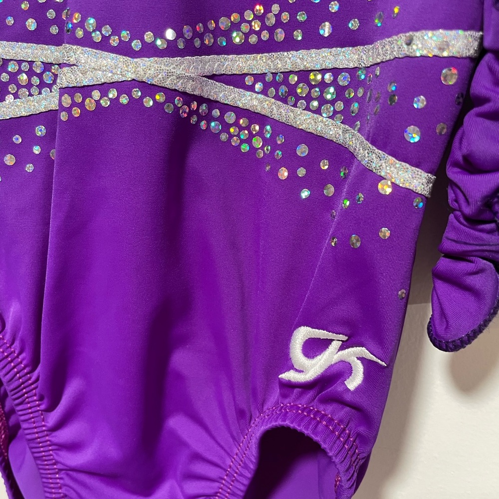 NWT GK CM Dazzling Purple Leotard - Picture 2 of 7